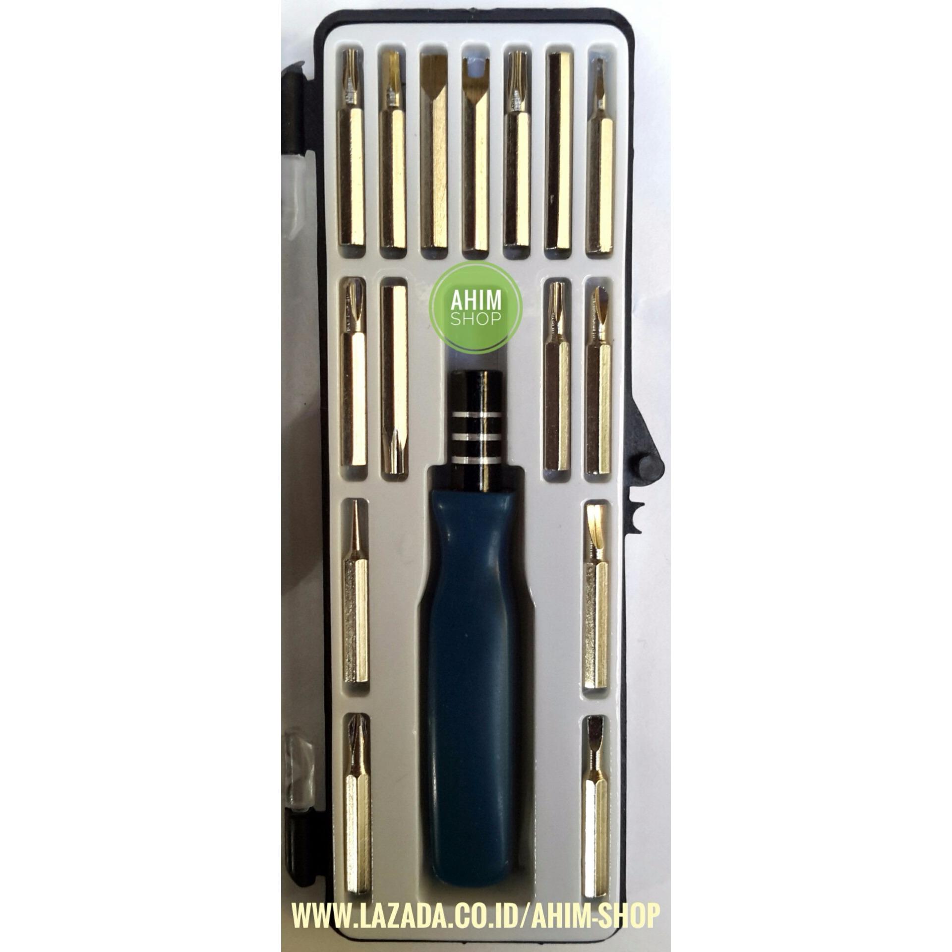 CODY 16in1 Obeng Set Magnetic Precision Screwdrivers Tools Kit Perlengkapan Alat Service Ponsel, iPad, PDA, NDS, MP3, MP4, Gadget, dll