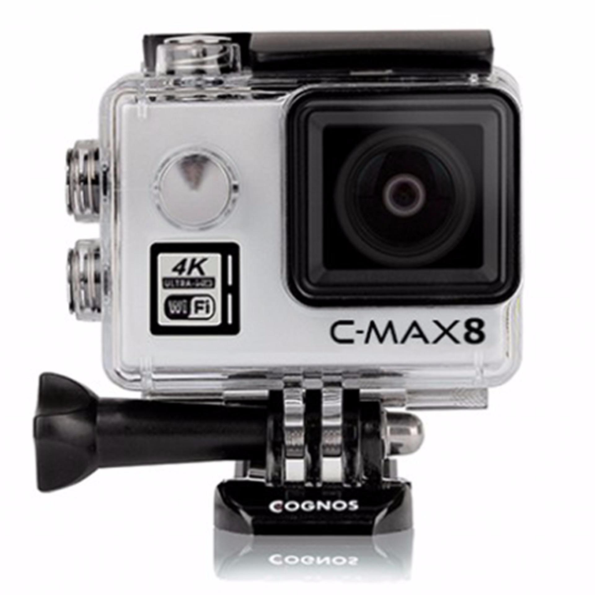 Cognos Omega 4K C-MAX 8 Action Camera 16 MP - MIKA BOX - Silver
