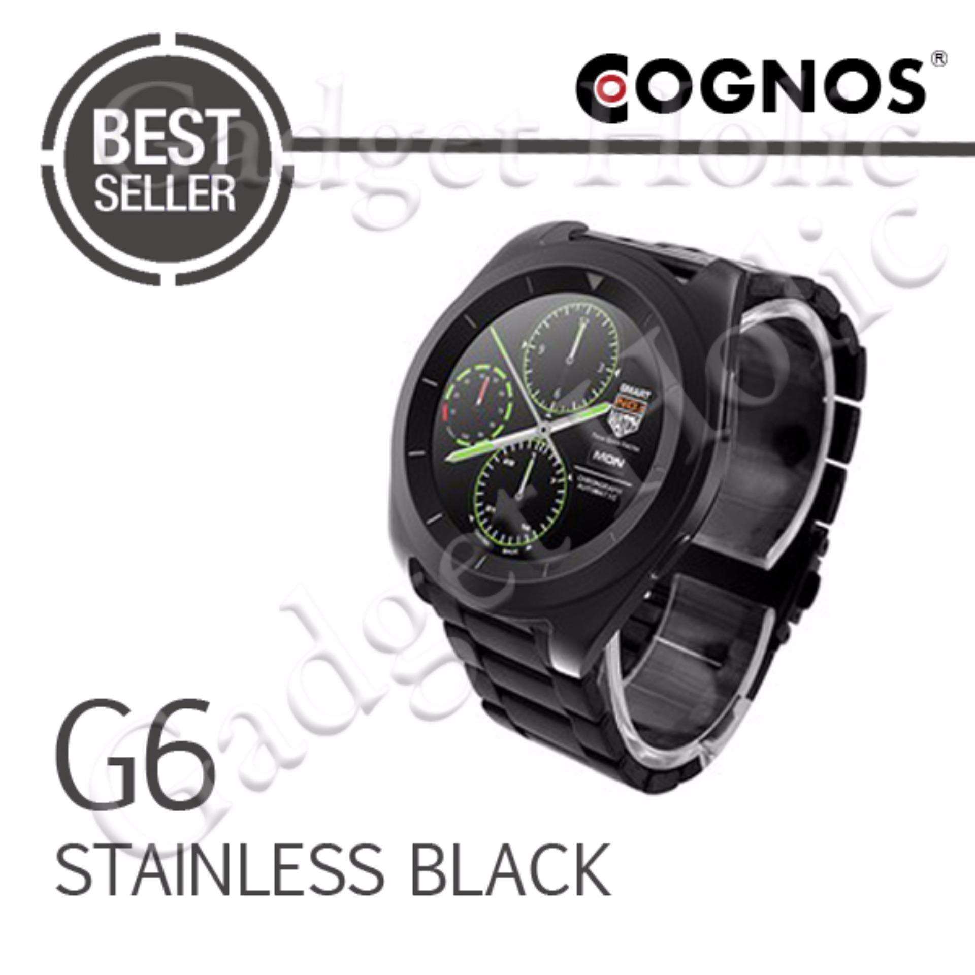 Cognos Smartwatch G6 - Heart Rate - Stainless Black