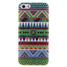 Colorful Gaya Nasional Gel Karet TPU Gel Silicone Soft Case Cover Pelindung Kulit untuk IPhone 5/5 S /SE-Intl