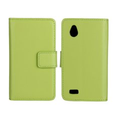 Colorful Leather Case untuk HTC Desire V T328W (Hijau)-Intl.
