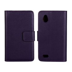 Colorfull Leather Case For HTC Desire V T328W (Purple) - intl.