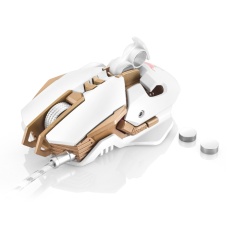 Combatwing Cw30 Gaming Mouse Mice 7 Tombol 4-warna LED Light 4*4g Berat Adjustable Berat Mouse -Intl