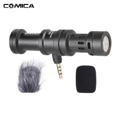 COMICA CVM-VS08 Profesional Cardioid Directional Condenser Video Mikrofon Full Metal Super Anti-gangguan untuk IPhone IPad IPod Touch Huawei samsung And Smartphone Merek Lain-Intl