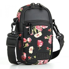 Kamera Saku Digital Case Tas Selempang Titik dan Menembak Kantong Bunga dengan Pelindung Hujan, kantong Aksesori dan Strap Bahu Oleh USA Gear-Bekerja dengan Olympus PEN F Stylus SH-3 sulit TG-870 dan Banyak Lagi Kamera-Intl