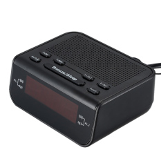& Tangan Digital FM Radio Jam Alarm With Snooze Alarm Fungsi-Internasional