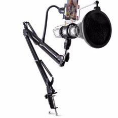 Condenser Microphone Phone Stand Holder 360 Degree Mic Lazypod s8028