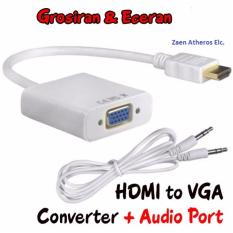 Converter HDMI To VGA / Kabel HDMI To VGA / Konektor HDMI To VGA + Audio