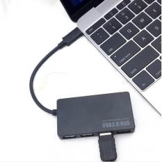 Converter USB 3.1 Type C to USB 3.0 Multiple 4 Port Hub Adapter for PC Laptop Tablet New Macbook Chromebook Pixel 2015 Windows 8 MacOS-in USB Hubs from Computer Konverter dari USB Tipe C ke USB 3.0 untuk Komputer Laptop
