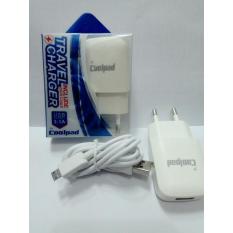 Coolpad Charger TC Adaptor Coolpad 2 Ampere Bisa Untuk Samsung, Oppo, Xiomi Redmi, Asus Advan Vivo Lenovo dll - Foto Asli