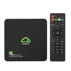 COOWELL V2 Smart Android 6.0 TV Box Amlogic S905X Quad-core 64 bit 2GB / 16GB VP9 H.265 UHD 4K Mini PC 2.4G & 5G Wi-Fi DLNA - intl
