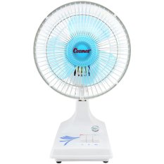 Cosmos KV Twino 7 - 2in1 Kipas Angin Meja - Putih/Biru