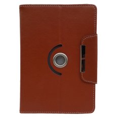 Cover Case untuk Huawei Mediapad 7 Vogue 3G - Dapat Diputar 360 Derajat - Coklat