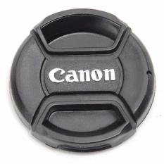 Cover Tutup Lensa Kamera Canon Lens Cap Penutup 82mm s7639 - Black