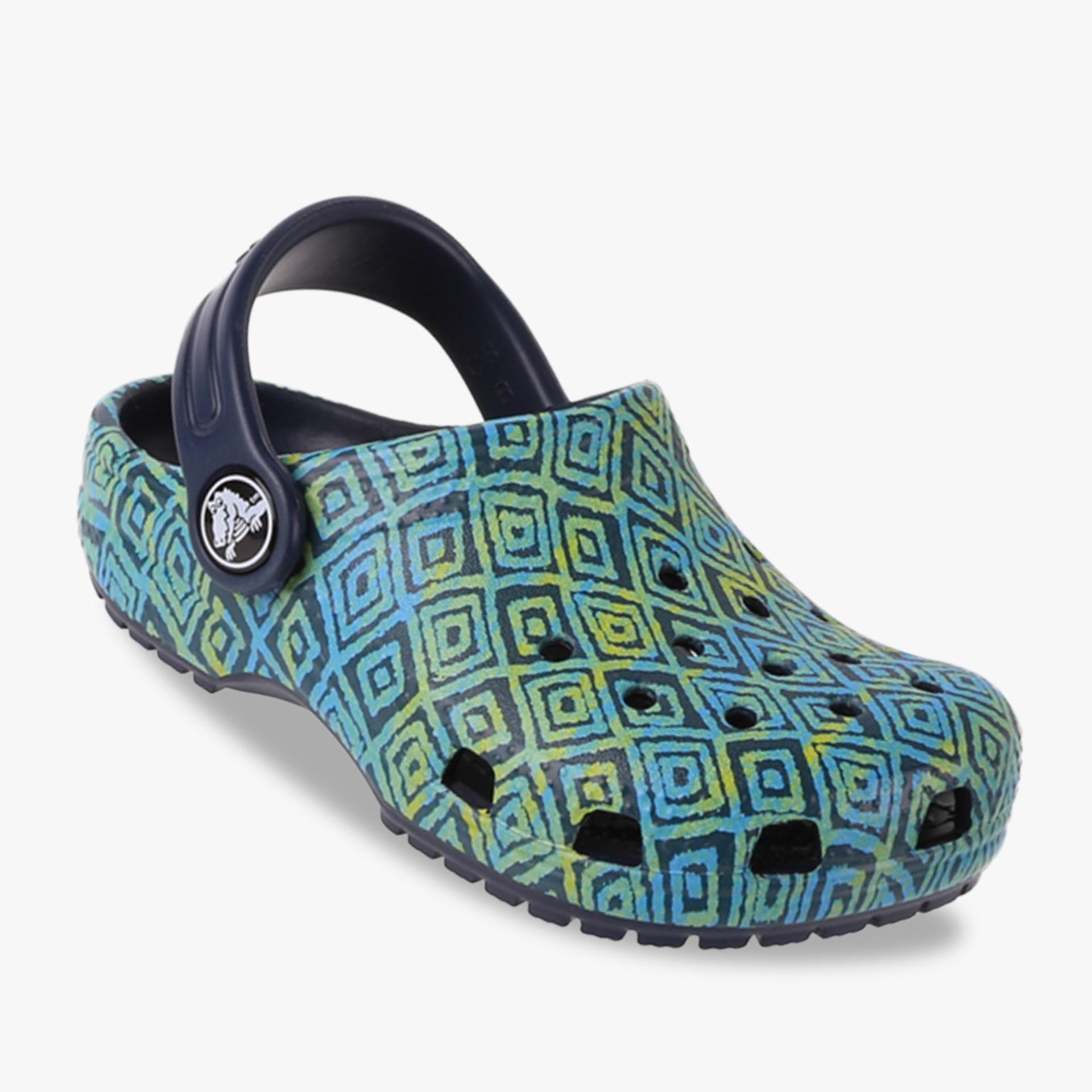 Crocs Classic Graphic Clog Kid's Shoes - Hijau