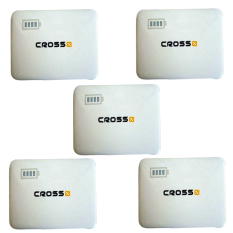 Cross Power Bank 5800 mAh 2 USB - Putih - 5 Pcs