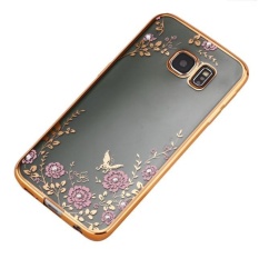 Crystal Rubber Back Plating TPU Soft Case Cover For Samsung Galaxy S7 PK - intl