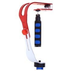 CS-S0 Handheld Dilepas Stabilisator Video untuk iPhone Samsung Hero HD Digital Camcorder Kamera DSLR DV (Merah)