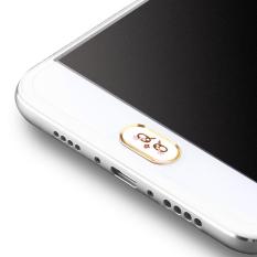 Lucu Kartun EMOJI Touch ID Button Sticker untuk OPPO R9 F1 Plus R9 PLUS Dukungan Sidik Jari Membuka Kkmoon-Intl
