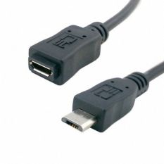 CY 50 Cm Pin Penuh Terhubung MICRO USB 2.0 Type 5pin Male To Female Kabel untuk Tablet & Telepon & MHL & OTG Sambungan Chenyang