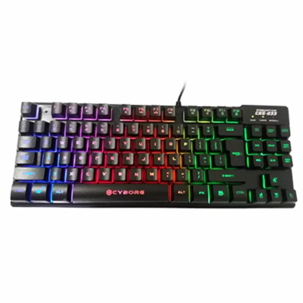 Cyborg Keyboard CKG-033 Predator TKL Free 8 Extra Caps (Red) + Key Puller
