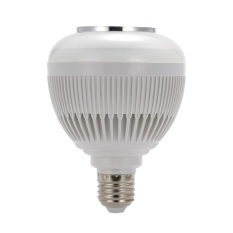D-Pocket Bluetooth Musik Bulb Audio Speaker 6 W E27 Speaker 12 W Powerrgbw Musik (Putih) -Intl