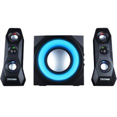 Dazumba DW 366 Speaker Bluetooth 30 Watt RMS with USB Port Built-in SD Card Reader - Hitam-Biru