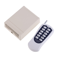 DC 12 V 12CH Rancangan RF Remote Control Menukar Saluran Nirkabel Pemancar + Penerima