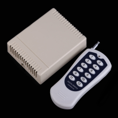 DC 12 V 12CH Rancangan RF Remote Control Menukar Saluran Nirkabel Pemancar + Penerima