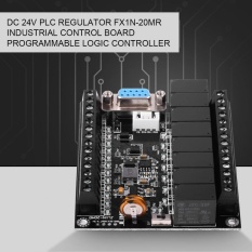 DC 24 V PLC Regulator FX1N-20MR Kontrol Industri Board Programmable Logic Controller PLC Modul-Internasional