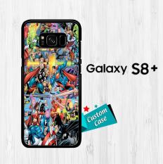 dc vs marvel Z0882 Casing HP Samsung Galaxy S8 Plus Custom Case Cover