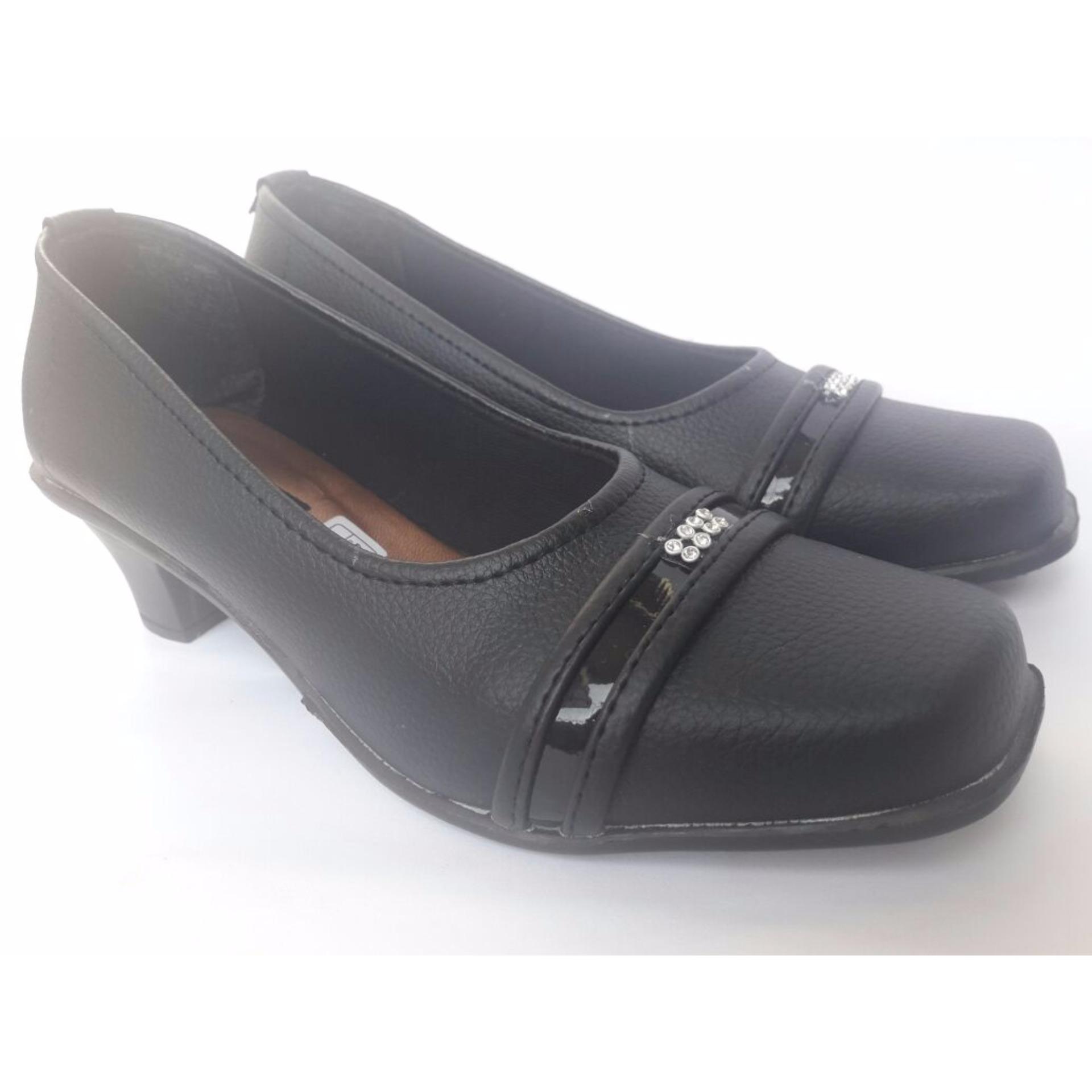 Buy & Sell Cheapest JOOMOIA WANITA PUMPS Best Quality Product Deals De Mode Sepatu Wanita Formal Sepatu Kerja Sepatu Pantofel TB6 Hitam