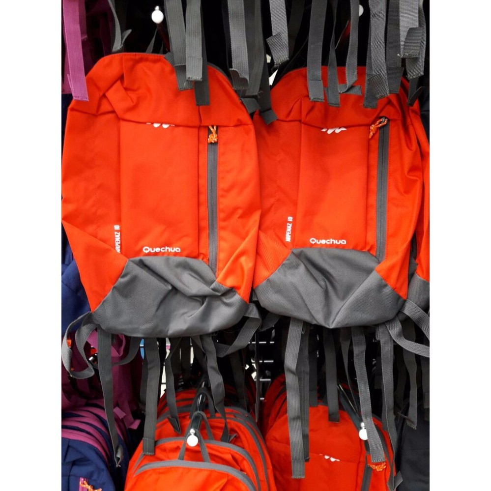 Decathlon Tas Hiking Backpack Quechua Uk 10L - Merah