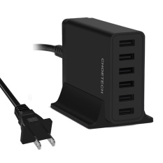 Desktop USB Multi Charger, CHOETECH 50 Watt USB To The Station Pengisian IPhone 5/6/6 S/Samsung Galaxy S7/S7 Edge And More