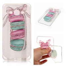 Dessert Macaron TPU Lembut Kantong Gas Belakang Case Cover untuk Samsung Galaxy J3 Pro J3110 Case-Intl