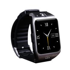 Dewsty LG118 Tahan Air Bluetooth Smart Watch Phone Build-in NFC Kamera Mendukung SIM untuk Android dan IPhone Smartphone (hitam)