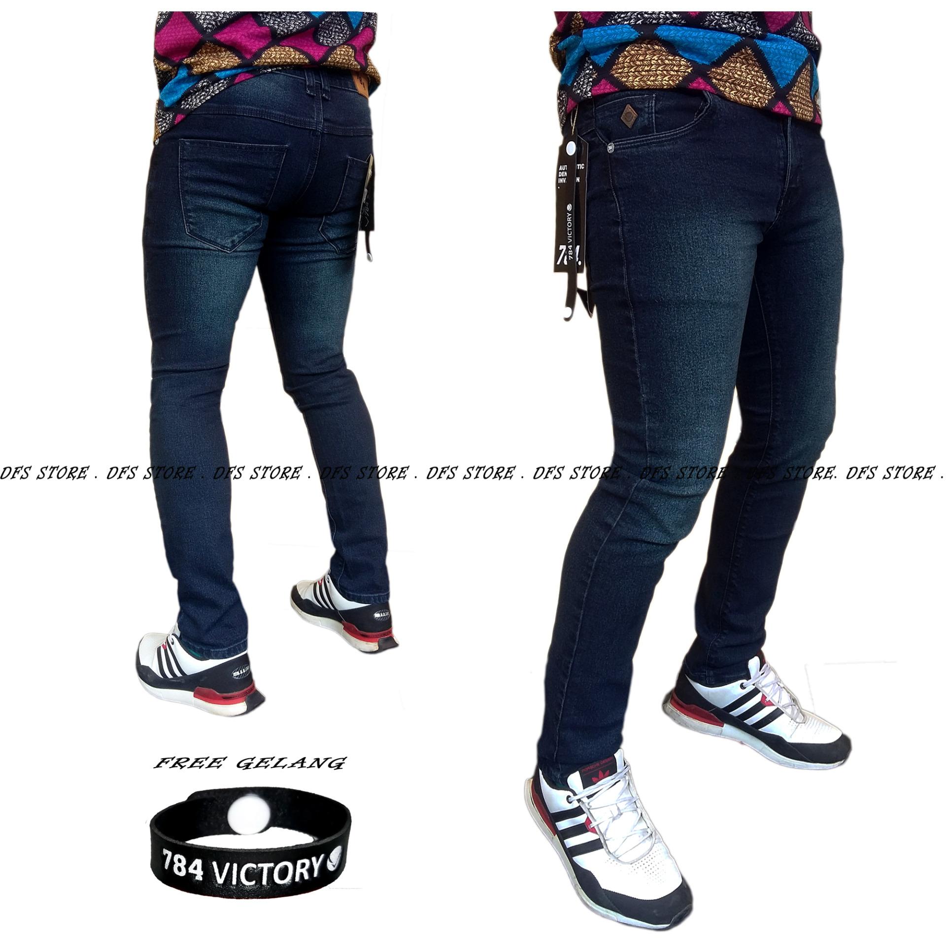 DFS-784 VICTORY DENIM Celana jeans denim skinny / slimfit / pensil pria – BIOTHINK SPRAY