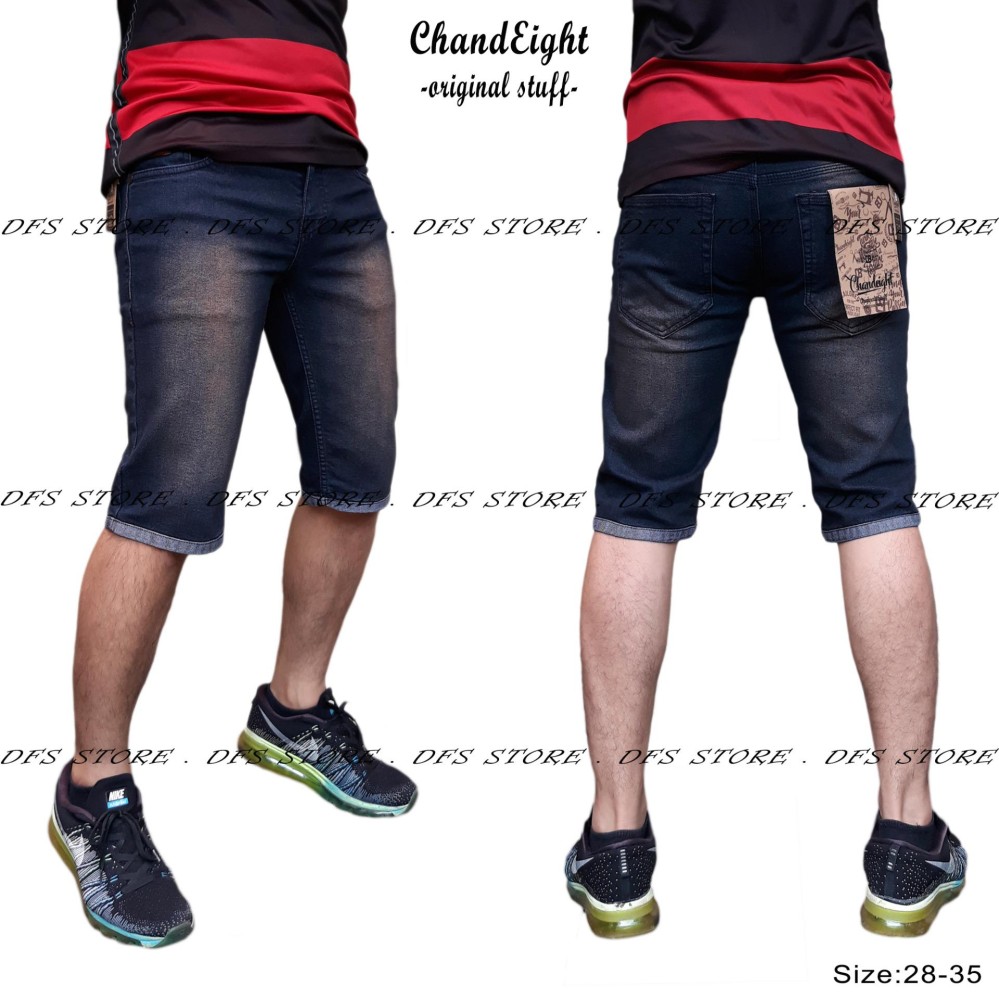 DFS-ChandEight Celana jeans denim skinny slimfit pensil pendek pria – BIOTHINK SCRUB