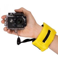 Digital Tali Pergelangan Kamera-Fosmon Pelampung Tahan Air Strap Pergelangan Tangan untuk GoPro, SJCAM, XiaoMi Yi, Canon, Nikon, panasonic Sony, dan Perangkat Lain dengan Wadah Anti Air-Intl