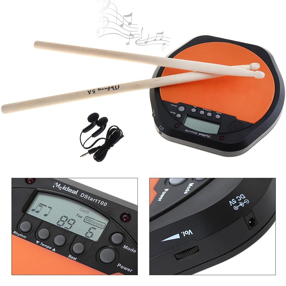 Digital Elektrik Drum Alas dengan Dua Kayu Maple 5A Drum Sticks