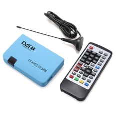 Kotak TV Digital LCD VGA/AV Tuner DVB-T Penerima Freeview-Intl