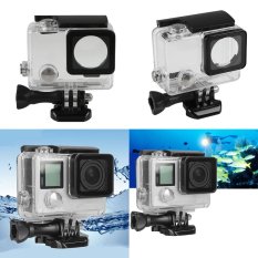Menyelam 45 M Tahan Air Perumahan Pelindung Bawah Air untuk GOPRO HERO 3 + 4 Kamera