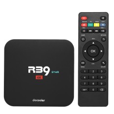 Docooler R39 STAR Smart Android TV Box Android 7.1 RK3229 Quad Core UHD 4K VP9 H.265 2GB / 16GB DLNA WiFi LAN HD Media Player US Plug - intl