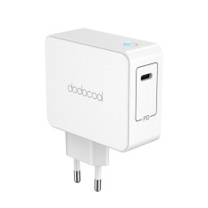 dodocool 45W USB Type-C Wall Charger Power Adapter with Power Delivery for Apple MacBook/iPhone X/8 Plus/8/Nintendo Switch/Google Chromebook Pixel/HUAWEI MateBook X/Xiaomi Mi Notebook Air/Samsung Galaxy S8+/Nexus 5X/Nexus 6P and More EU Plug White - intl