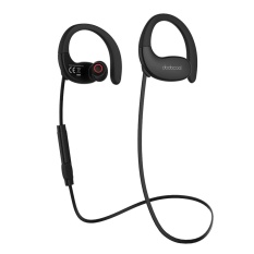 Dodocool Wireless Stereo Olahraga In-Ear Headphone IPX5 Splash-proof dengan IN-LINE Remote HD MIC CVC 6.0 Kebisingan Pembatalan Koneksi Multipoint 17 Jam Waktu Bermain untuk IPhone/iPad/iPod/Samsung S8 dan Paling Populer Smartphone Tablet Hitam-Intl