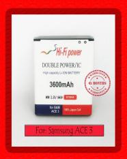 DOUBLE POWER GARANSI 6 BULAN BATRE BATERAI BATTERY SAMSUNG S7270 GALAXY ACE 3 B100AE S7272 S7898 G313F G313HZ GALAXY V 3600MAH HIFI 906790