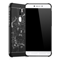 Naga Karet Lunak Silikon Slim Kembali Penutup untuk Coolpad Keren 1/1C (Hitam)-Intl