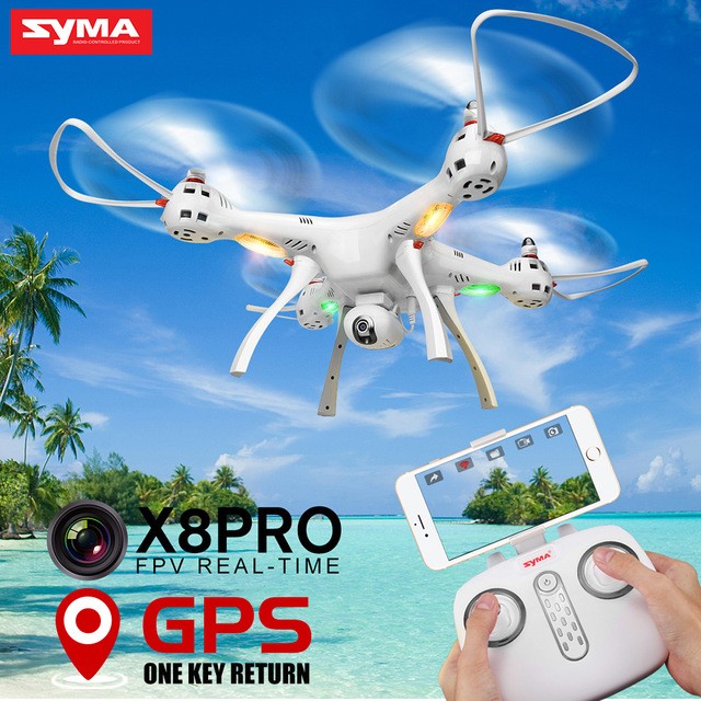 Drone Besar SYMA X8 PRO Quadcopter dengan GPS dan Kamera Wifi HD FPV2.4G 4CH Drone Besar SYMA X8 PRO Quadcopter dengan GPS dan Kamera Wifi HD FPV2.4G 4CH