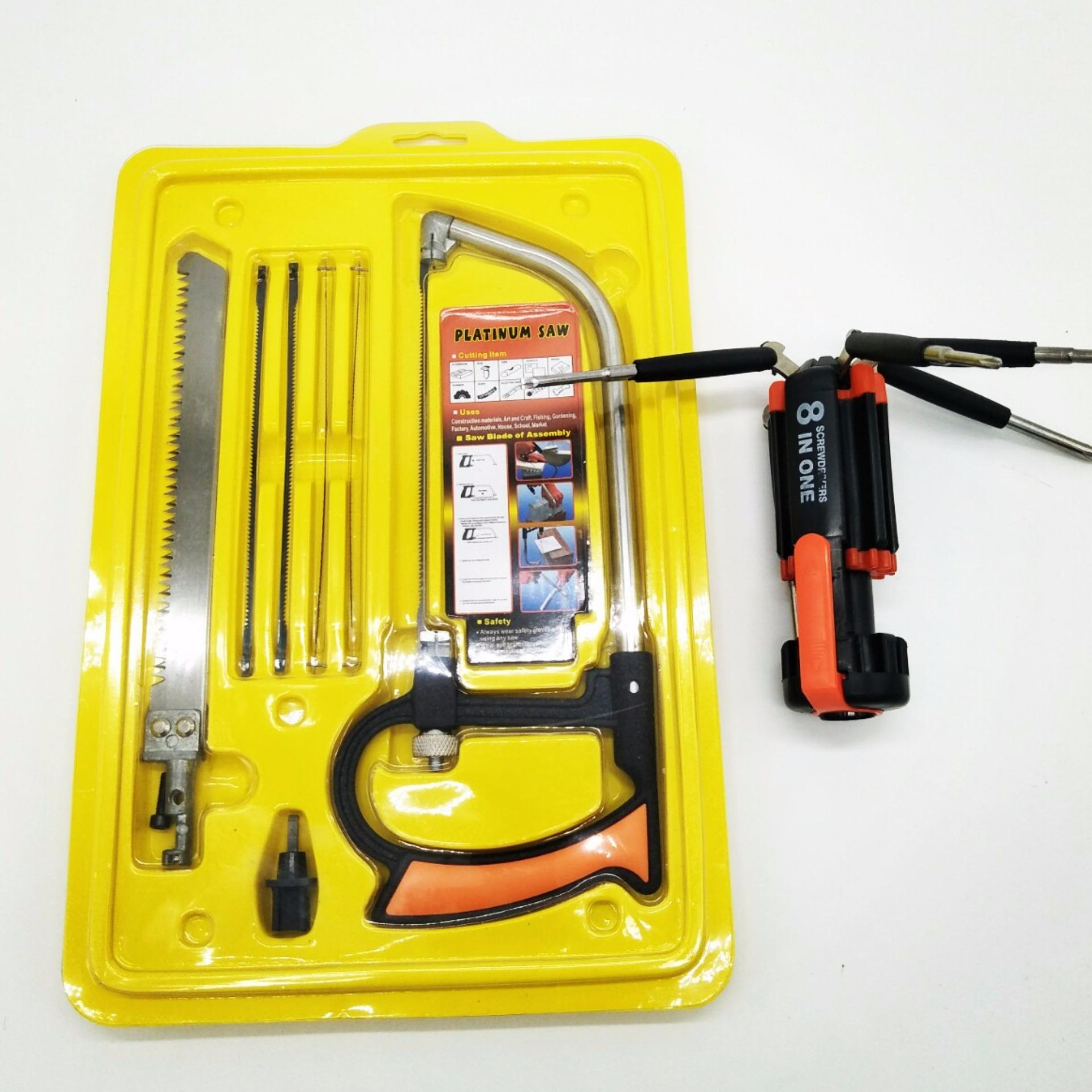 DSH Bonus Obeng 8in1- Gergaji Ukir Serbaguna Bisa Potong Kaca,Kramik,Botol Platinum Saw