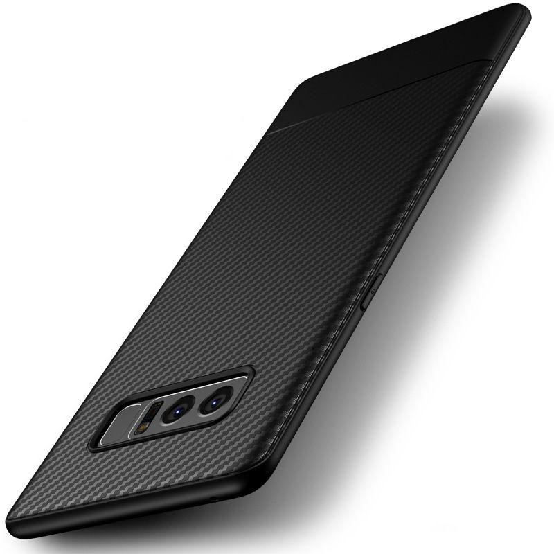 Dsstyles Ultra Ramping Silikon TPU Case untuk Samsung Galaksi Note 8 Anti Guncangan Penuh Perlindungan Telepon Sampul Belakang Hitam